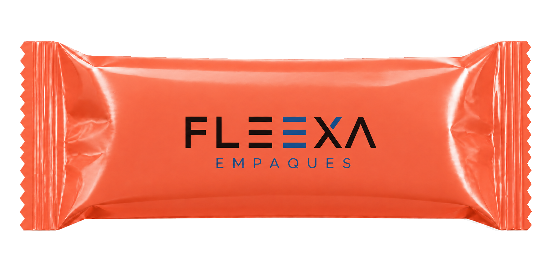 Empaque flowpack personalizado FLEEXA coral